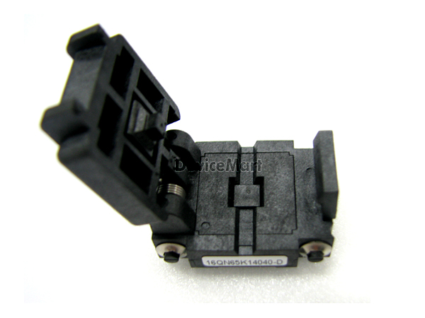 디바이스마트,커넥터/PCB > 핀헤더/IC 소켓 > BURN-IN 소켓,자미전자,소켓 QFN 16(4X4)PIN-0.65mm,번인 소켓 / QFN / 16Pin