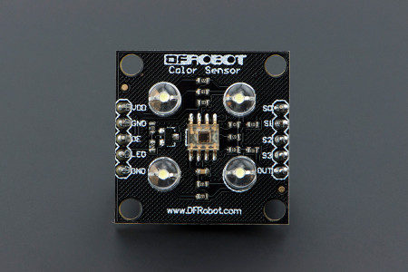 디바이스마트,MCU보드/전자키트 > 센서모듈 > 빛/조도/컬러/UV > 컬러/UV센서,DFROBOT,아두이노용 TCS3200 GBB 컬러 센서 [SEN0101],TCS3200 Color Sensor