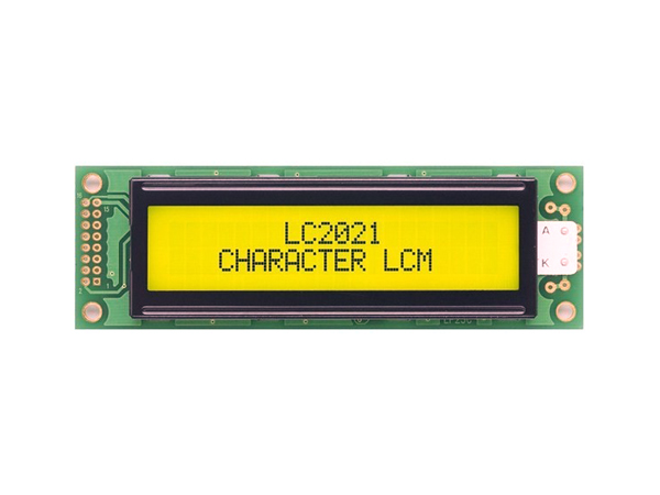 디바이스마트,LED/LCD > LCD 캐릭터/그래픽 > 캐릭터 LCD,가나시이스,LC2021-SMLYH6-D (14),STN타입, 20*2 Line, Yellow-Green LED Backlight, 전체크기: 116.0(W) X 37.0(H) X 13.5(T) mm , 표시크기 : 83.0(W) X 18.6(H) mm