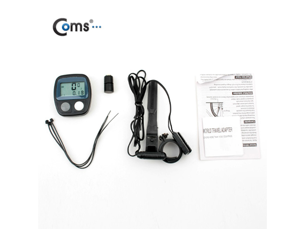 디바이스마트,컴퓨터/모바일/가전 > 가구/사무용품/공구 > 가구/데코 > 인테리어소품,Coms,자전거 속도계측기 Cycle Computer [BE586],시계, 총 주행거리, 속도, 평균속도, 주행시간 등 여러가지 기능