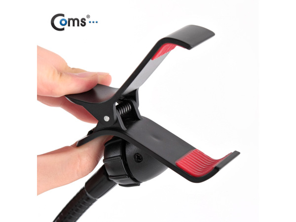 디바이스마트,컴퓨터/모바일/가전 > 스마트폰/스마트기기 > 모바일 주변기기 > 거치대,Coms,스마트폰 거치대, 탁상용 집게 [IT681] ,Black (Flexible 각도조절기능)