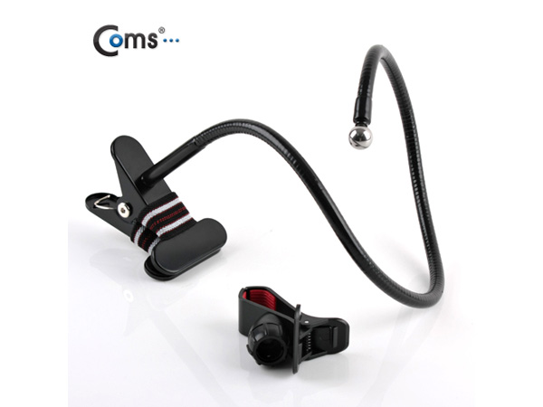 디바이스마트,컴퓨터/모바일/가전 > 스마트폰/스마트기기 > 모바일 주변기기 > 거치대,Coms,스마트폰 거치대, 탁상용 집게 [IT681] ,Black (Flexible 각도조절기능)