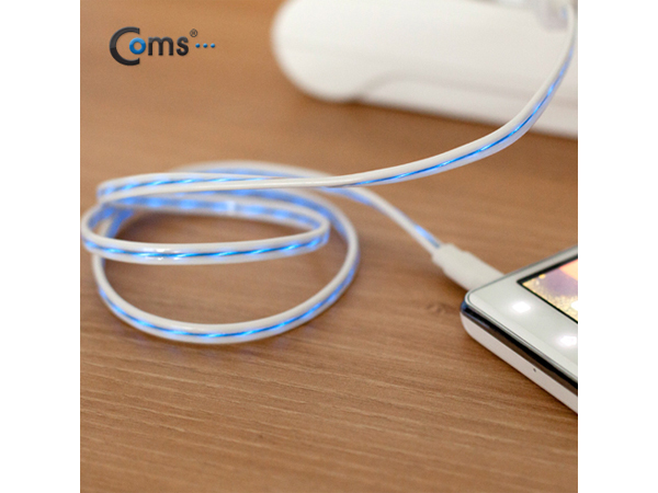 USB/Micro USB(B) 케이블(EL 발광 LED)