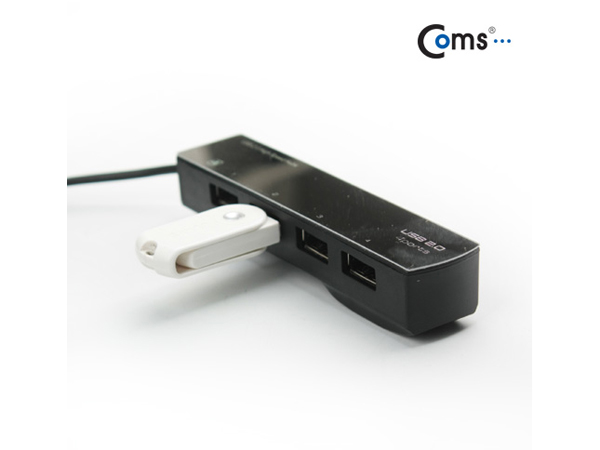 디바이스마트,컴퓨터/모바일/가전 > 네트워크/케이블/컨버터/IOT > 인터넷공유기/허브/랜카드 > USB허브/포트 확장 도킹스테이션,Coms,USB 허브 2.0 (4P/I형), 케이블 내장 [IT753],자동 인식, 자동설치 지원 /상단 미러 디자인