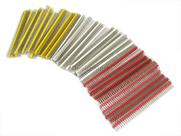 디바이스마트,커넥터/PCB > 핀헤더/IC 소켓 > 핀헤더 > 2.54mm pitch 핀헤더,OEM,컬러 핀헤더 Dual 2x40Pin Rightangle(2.54mm),핀헤더 / 앵글 타입 / DIP 타입 / 2.54mm pitch / 2열 / 80pin  / Red, Yellow, White 옵션 선택