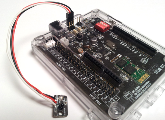 디바이스마트,오픈소스/코딩교육 > 아두이노 > 아두이노 호환보드,(주)헬로앱스,아두이노 로봇융합 키트 (SPL-Duino 보드 호환),SPL-Duino 보드를 고정할 수 있는 모바일 로봇 플랫폼과 IR 거리 센서