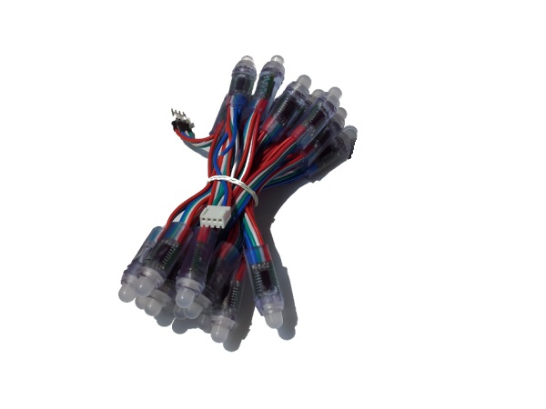 디바이스마트,MCU보드/전자키트 > 디스플레이 > LED,(주)헬로앱스,아두이노 LED 예술 키트 (SPL-Duino All-In-One 보드 호환),SPL-Duino All-In-One 보드에 바로 연결 가능한 25개 셀 구성의 LED 체인