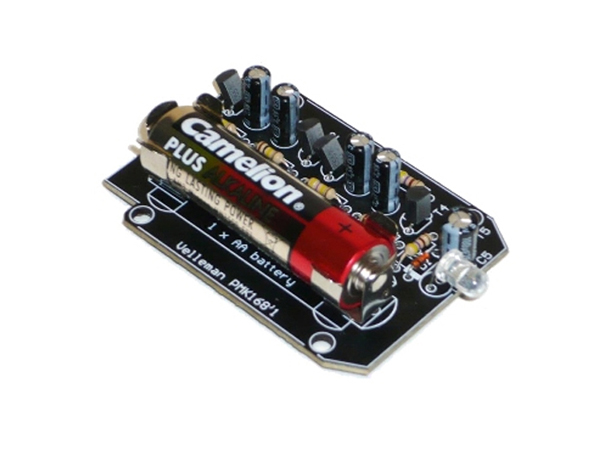 디바이스마트,MCU보드/전자키트 > 전원/신호/저장/응용 > 알람/자동차,Velleman,Alarm Sensor Simulator(MK168),'Realistic' 보이는 플래시 시퀀스 단일 AA 배터리에서 몇 달 동안 실행 인클로저와 고정 스트립으로 완료 벽 마운트 또는 데스크 탑 운영