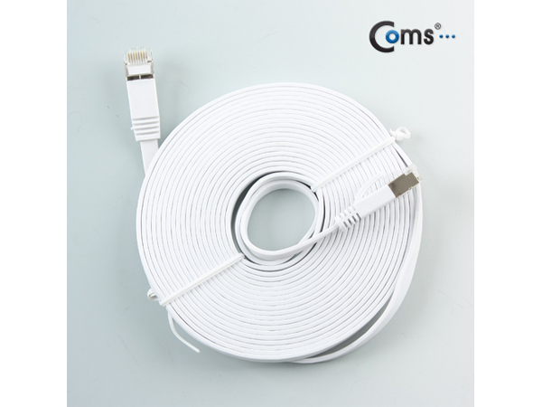 디바이스마트,케이블/전선 > PC/네트워크/통신 케이블 > 랜(LAN) 케이블 > CAT.7 랜케이블,Coms,랜케이블(Direct/Cat 7/플랫형) 5M [NA859],UTP CAT7 다이렉트 랜 케이블 / 플랫형 / 길이 : 5M / 최대속도 10Gbps 지원