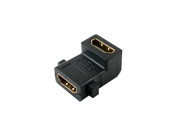 HDMI 젠더 (연장 F/F, 꺾임형) [BE022]
