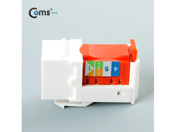 키스톤잭, tooless-적색/신형, Cat5e [NA847]