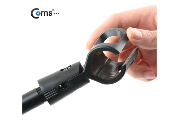 디바이스마트,,Coms,마이크 스탠드(고정용), 23cm [BE024],각도 조절 가능, 마이크는 별도 판매입니다.
