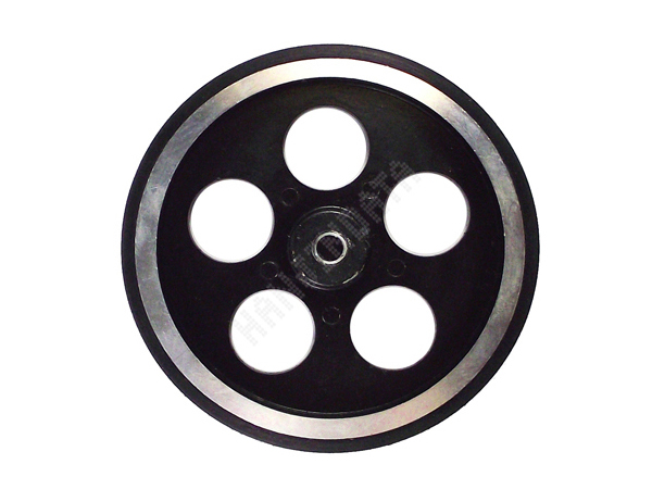 디바이스마트,기계/제어/로봇/모터 > 로봇부품 > 바퀴/휠 > 일반 바퀴,한진데이타,마이크로 마우스, 로봇용 바퀴,휠(Wheel) [HD95-14-6B],직경 : 95mm, 두께(폭) : 14mm, 연결축 직경 : 6mm, 98g (±2g), 재질 : 알루미늄, 우레탄고무 (※낱개 1개씩 판매하는 상품입니다.※)