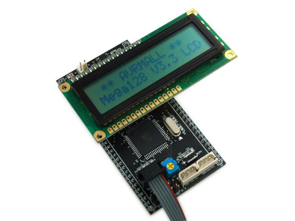 [NER-1050] ATmega128 Board V3.3 & LCD(16x2) (16MHz/DC5V용)