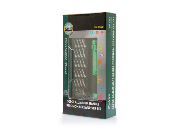디바이스마트,수공구/전자공구/전동공구 > 작업공구 > 드라이버류 > 드라이버세트,PROSKIT,PROKIT 정밀 드라이버 세트 30pcs 스크류 드라이버 수리 키트 SD-9608 [PK461],Prokit 드라이버세트 30pc, 생활공구