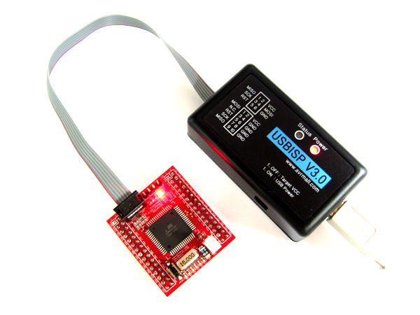 디바이스마트,MCU보드/전자키트 > 개발용 장비 > AVR용 개발장비 > ISP,AVRMALL,USBISP V3.0,USB방식의 AVR 다운로더 (USBISP V2.0 업그레이드제품)