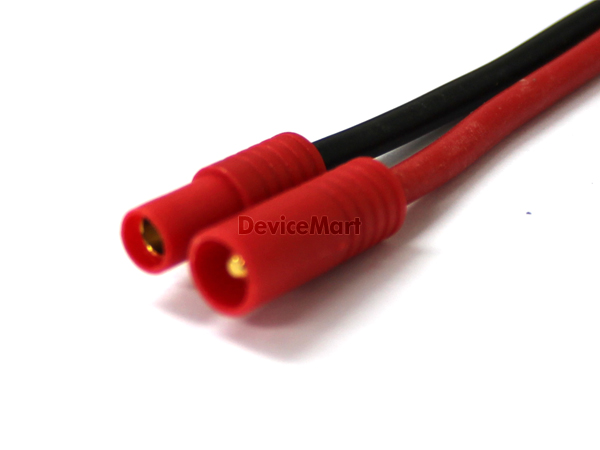 디바이스마트,커넥터/PCB > 파워커넥터 > 배터리/RC 하네스,Amass,배터리 커넥터 NT-9018B,RC 하네스 / HXT Banana(3.5mm connector) / FEMALE /  AWG14 / 약 10cm / B타입