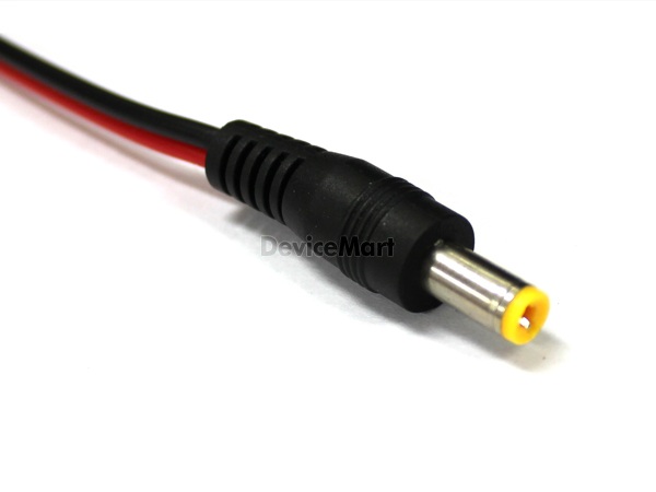 디바이스마트,커넥터/PCB > 플러그/잭 > DC잭/플러그 > DC플러그,JJCC,DC 플러그 NT10-AF35,DC 전원 변환 젠더 / MALE 외경 5.5파이,내경 2.1파이 / 25cm