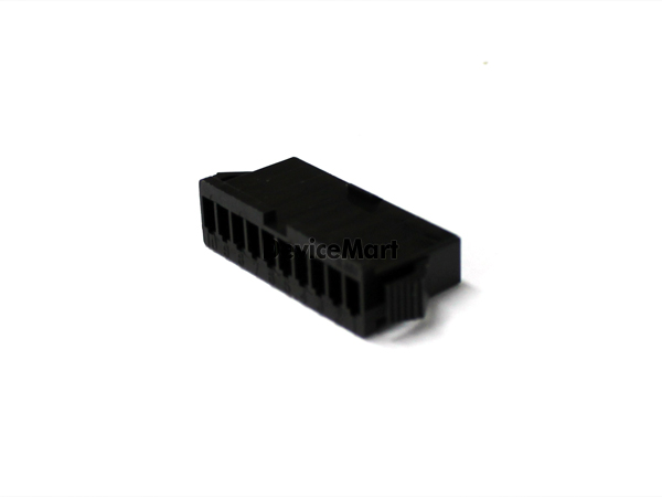 디바이스마트,,JST,SMP-10V-BC,JST 커넥터 / Wire-To-Wire Connector / SMR 커넥터와 사용 / SMP용 클림프 사용 / 2.5mm Pitch / 10Pin / Black /1봉-500개