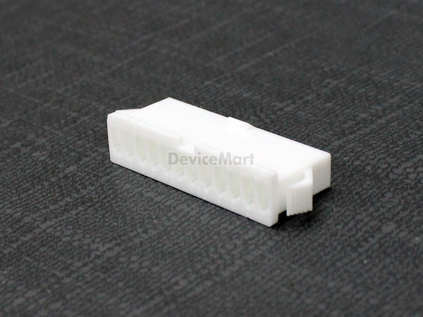 디바이스마트,커넥터/PCB > 직사각형 커넥터 > JST 커넥터 > JST-SM 시리즈 (2.5피치),JST,SMP-12V-NC,JST 커넥터 / Wire-To-Wire Connector / SMR 커넥터와 사용 / SMP용 클림프 사용 / 2.5mm Pitch / 12Pin / White / 1봉-500개