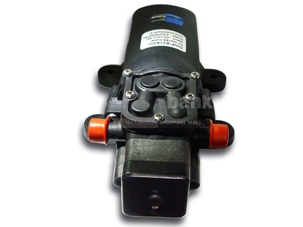 디바이스마트,기계/제어/로봇/모터 > 모터류 > 펌프모터 > 유체 펌프모터,MotorBank,DC워터펌프모터(DWP-62163A)-12V,용도 : 분무기용,농약살포기용 -전압 : DC12V - Flow : 4.0LPM -Pressure : 80psi -과열방지(Thermal Protection)
