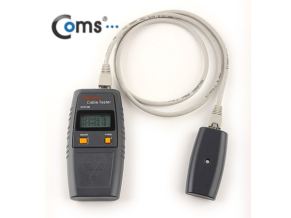 디바이스마트,수공구/전자공구/전동공구 > 전자공구 > 랜공구/잡자재 > 랜툴/랜테스터,Coms,랜 테스터기 (SC6106), 분리형 [BU557],LAN케이블, 전화케이블, 동축 케이블 정상 유무 확인!