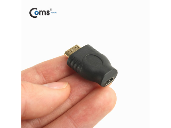 디바이스마트,케이블/전선 > 영상/음향 케이블 > HDMI/DVI 케이블,Coms,HDMI 젠더(Micro HDMI F/Mini HDMI M) [SP725],Micro HDMI (D type) 젠더 / Micro HDMI FEMALE - HDMI MALE / 꺾임형