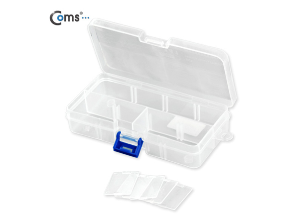 디바이스마트,공구함/작업대/엔클로저 > 공구함/부품함 > 다용도정리함(케이스),Coms,다용도 PVC 수납함 (F-141) [IT602],상비약, 각종 부품, 비즈, 압정등 소품 전문 수납함