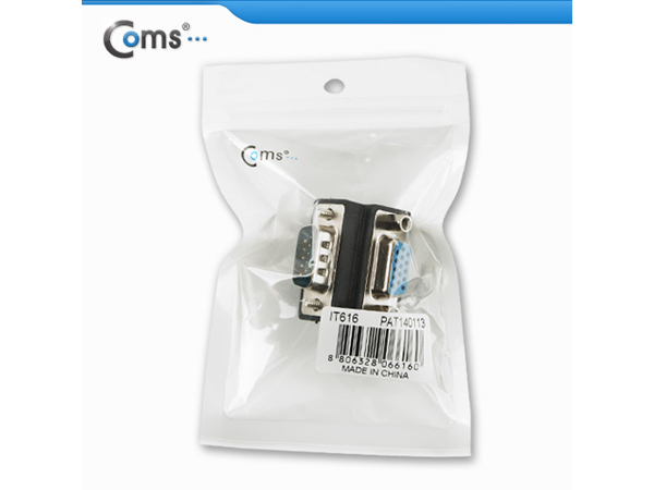 디바이스마트,커넥터/PCB > I/O 커넥터 > 젠더류 > 시리얼/패러럴 젠더,Coms,모니터 젠더(15M/15F) [IT616],RGB(VGA) D-sub 15핀 젠더 / FEMALE - MALE / 꺾임형