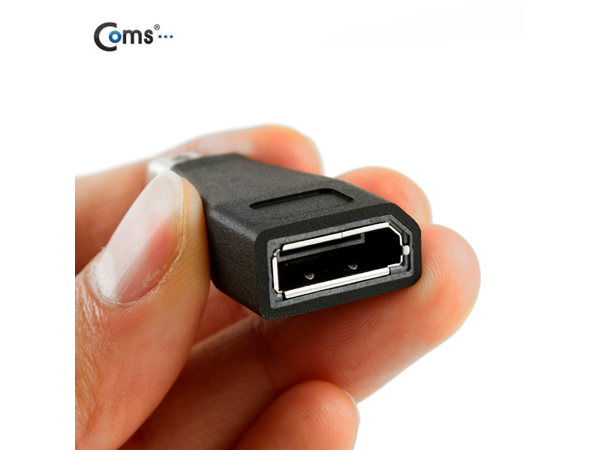 디바이스마트,케이블/전선 > 영상/음향 케이블 > HDMI/DVI 케이블,Coms,디스플레이 포트(Mini) 젠더, DisplayPort변환 [SP721],DP 포트 젠더 / DP 포트 FEMALE - Mini DP 포트 MALE
