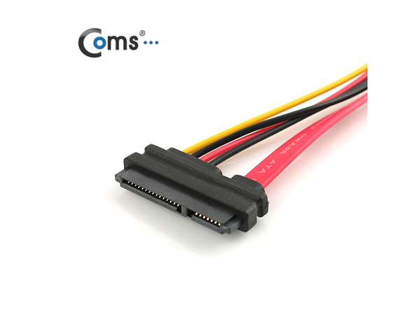 디바이스마트,케이블/전선 > PC/네트워크/통신 케이블 > SATA/HDD 케이블,Coms,SATA 케이블(데이터 + 전원), 연장/50cm [SP588],SATA 데이터 + 전원 연장 케이블 / 길이 : 50cm / 기존 SATA 데이터와 전원케이블을 하나로 묶어 깔끔하게 사용 및 간편하게 연장 가능