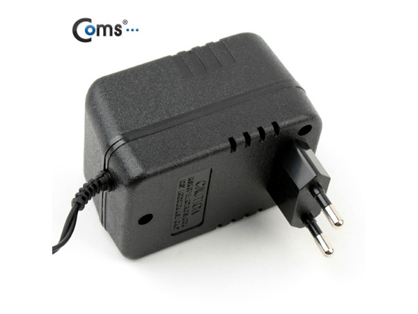 디바이스마트,케이블/전선 > PC/네트워크/통신 케이블 > 전원/파워 케이블,Coms,아답터 (일반형) AC 9V/850mA [P9575],정격 입력 전압: AC 220V/60Hz / 정격 용량: 18VA / 정격 출력 전압: AC 9V~850mA / Plug: 5.5파이, 팁(+)