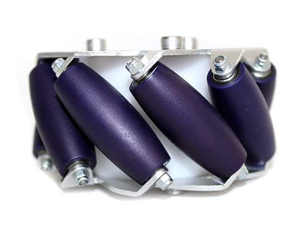 디바이스마트,기계/제어/로봇/모터 > 로봇부품 > 바퀴/휠 > 메카넘 휠,로보블럭,Mecanum Wheel(Right),다양한 방향으로 이동이 가능한 바퀴로서 로봇의 이동방향을 자유롭게 구성이 가능합니다. (오른쪽 바퀴 1개이며, 왼쪽은 별도 구매입니다.)