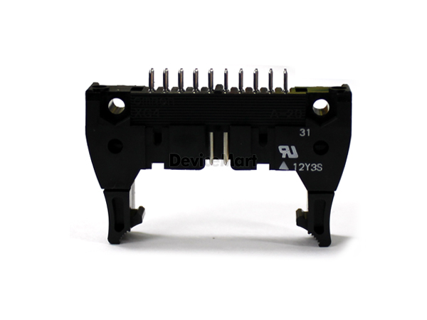 디바이스마트,커넥터/PCB > 직사각형 커넥터 > 박스헤더 > 일반박스헤더 2.54mm pitch,OMRON,XG4A-2031,OMRON 커넥터 / BOX HEADER / 2.54mm pitch / 래치 Latch / 고정형 스트레이트 타입  / 20pin