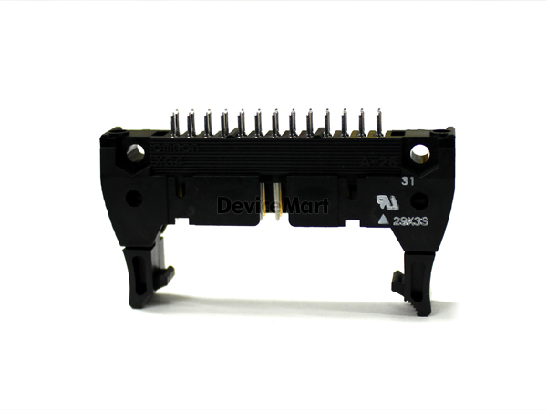디바이스마트,커넥터/PCB > 직사각형 커넥터 > 박스헤더 > 일반박스헤더 2.54mm pitch,OMRON,XG4A-2631,OMRON 커넥터 / BOX HEADER / 2.54mm pitch / 래치 Latch / 고정형 스트레이트 타입  / 26pin