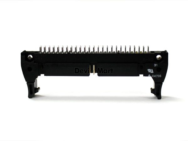 디바이스마트,커넥터/PCB > 직사각형 커넥터 > 박스헤더 > 일반박스헤더 2.54mm pitch,OMRON,XG4A-5031,OMRON 커넥터 / BOX HEADER / 2.54mm pitch / 래치 Latch / 고정형 스트레이트 타입  / 50pin