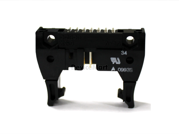 디바이스마트,커넥터/PCB > 직사각형 커넥터 > 박스헤더 > 일반박스헤더 2.54mm pitch,OMRON,XG4A-1434,OMRON 커넥터 / BOX HEADER / 2.54mm pitch / 래치 Latch / 고정형 앵글 타입  / 14pin