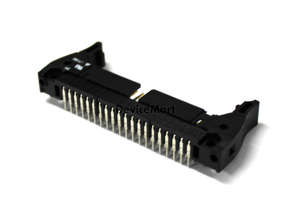 디바이스마트,커넥터/PCB > 직사각형 커넥터 > 박스헤더 > 일반박스헤더 2.54mm pitch,OMRON,XG4A-4034,OMRON 커넥터 / BOX HEADER / 2.54mm pitch / 래치 Latch / 고정형 앵글 타입  / 40pin