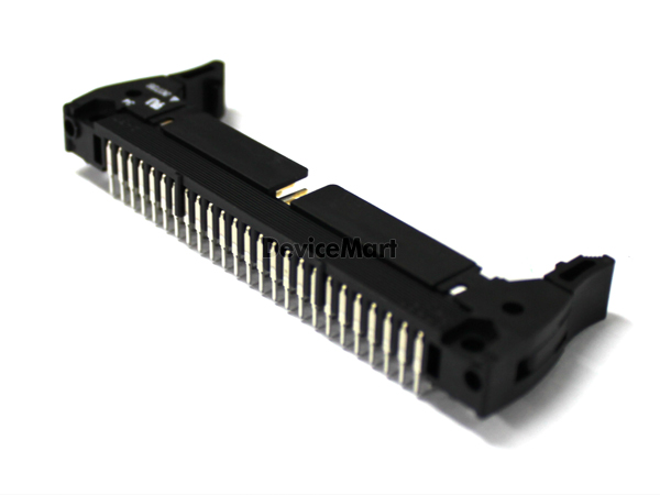 디바이스마트,커넥터/PCB > 직사각형 커넥터 > 박스헤더 > 일반박스헤더 2.54mm pitch,OMRON,XG4A-5034,OMRON 커넥터 / BOX HEADER / 2.54mm pitch / 래치 Latch / 고정형 앵글 타입  / 50pin