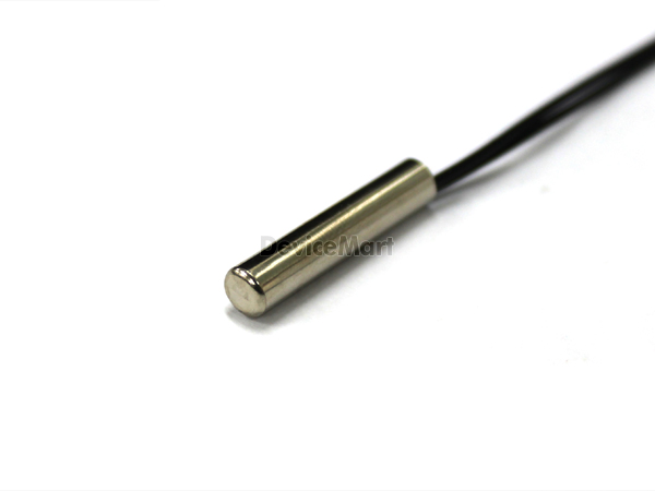 디바이스마트,센서 > 온도/습도/수위센서 > 써미스터 > NTC 써미스터,BO YUAN,스틸헤드 써미스터 (NTSF-1),NTC thermistor , Zero Power Resistance at 25℃= 100KΩ, Tolerance = ±1%, NTSF1B104F39901A804