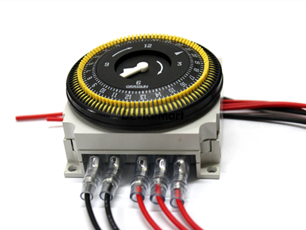 디바이스마트,기계/제어/로봇/모터 > 공작기계 및 기계부품 > 타이머,GRASSLIN,Mechanical Time Switch Module(FM/1 QTUZ),한정수량 / 단종상품 / GRASSLIN(독일) / DC5~9V