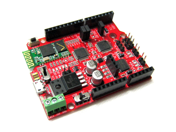JARDUINO-UNO-BM : 블루투스, 모터 내장 아두이노 UNO 호환 모듈