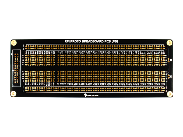 디바이스마트,커넥터/PCB > PCB기판/관련상품 > 특수기판 > 특수제작 PCB,NulSom Inc.,NS-RPB-02 (라즈베리파이 GPIO 확장 프로토보드 / Full Single),라즈베리파이 GPIO 확장 핀 구성. 브레드보드 핀 배열의 만능 기판