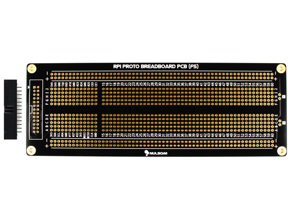 디바이스마트,커넥터/PCB > PCB기판/관련상품 > 특수기판 > 특수제작 PCB,NulSom Inc.,NS-RPB-02 (라즈베리파이 GPIO 확장 프로토보드 / Full Single),라즈베리파이 GPIO 확장 핀 구성. 브레드보드 핀 배열의 만능 기판