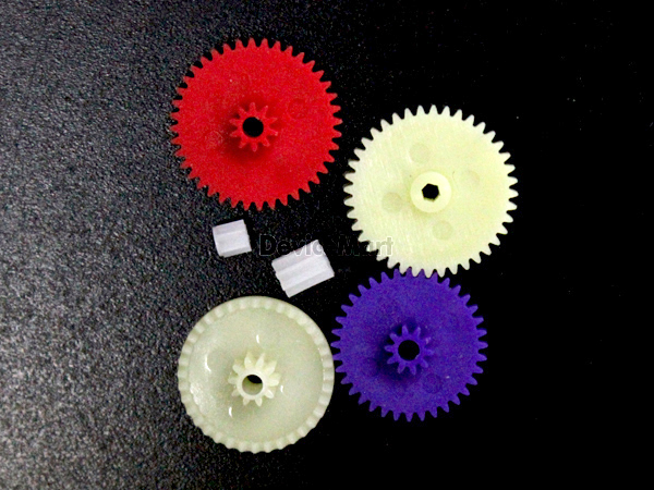 플라스틱 기어 6종 세트