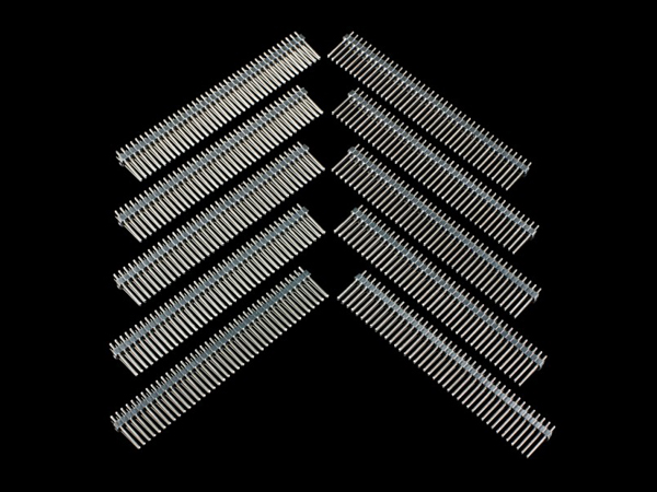 디바이스마트,커넥터/PCB > 핀헤더/IC 소켓 > 핀헤더 > 2.54mm pitch 핀헤더,DFROBOT,40 Pin Break Away Male Header- Long Straight-10 Pcs [FIT0105],핀헤더 / 스트레이트 타입 / DIP 타입 / 2.54mm pitch / 1열 / 40pin  / 핀 길이 10mm / 표준보다 긴 핀 길이 / 10개단위 1팩
