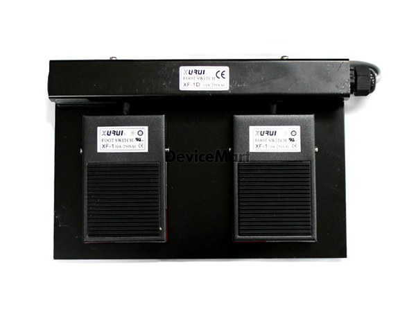 디바이스마트,스위치/부저/전기부품 > 스위치 > 발판 스위치,XURUI,발판스위치 XF-1D,스틸 풋스위치,공작기계,용접기계,의료기기에 적합,10A/250V
