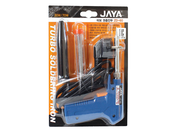 디바이스마트,수공구/전자공구/전동공구 > 전자공구 > 인두기/인두스탠드 > 일반인두,JAYA,인두기 ZD-60,가정, 학교, 실습용 일반 보급형 인두기,  자야 인두기
