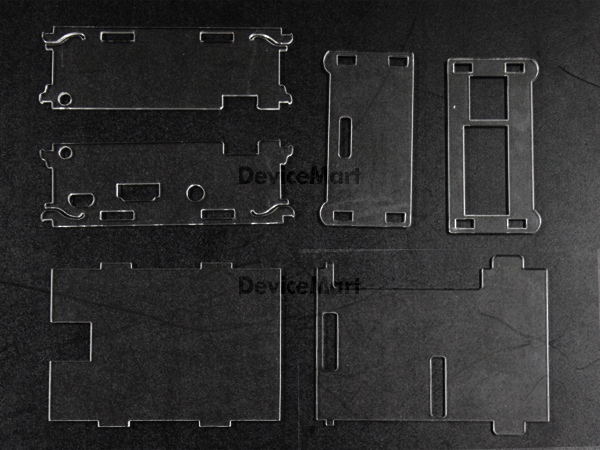 라즈베리파이3 / 2 / B+ 투명케이스