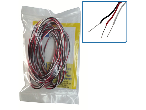 꽈배기 내열성 단선 와이어(3색상3가닥) [SMES4205]